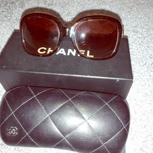 Chanel Bow Ribbon Sunglasses